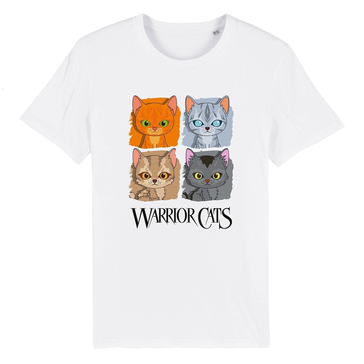 Warrior Cats - Quatre chats - T-shirt unisexe pour adulte