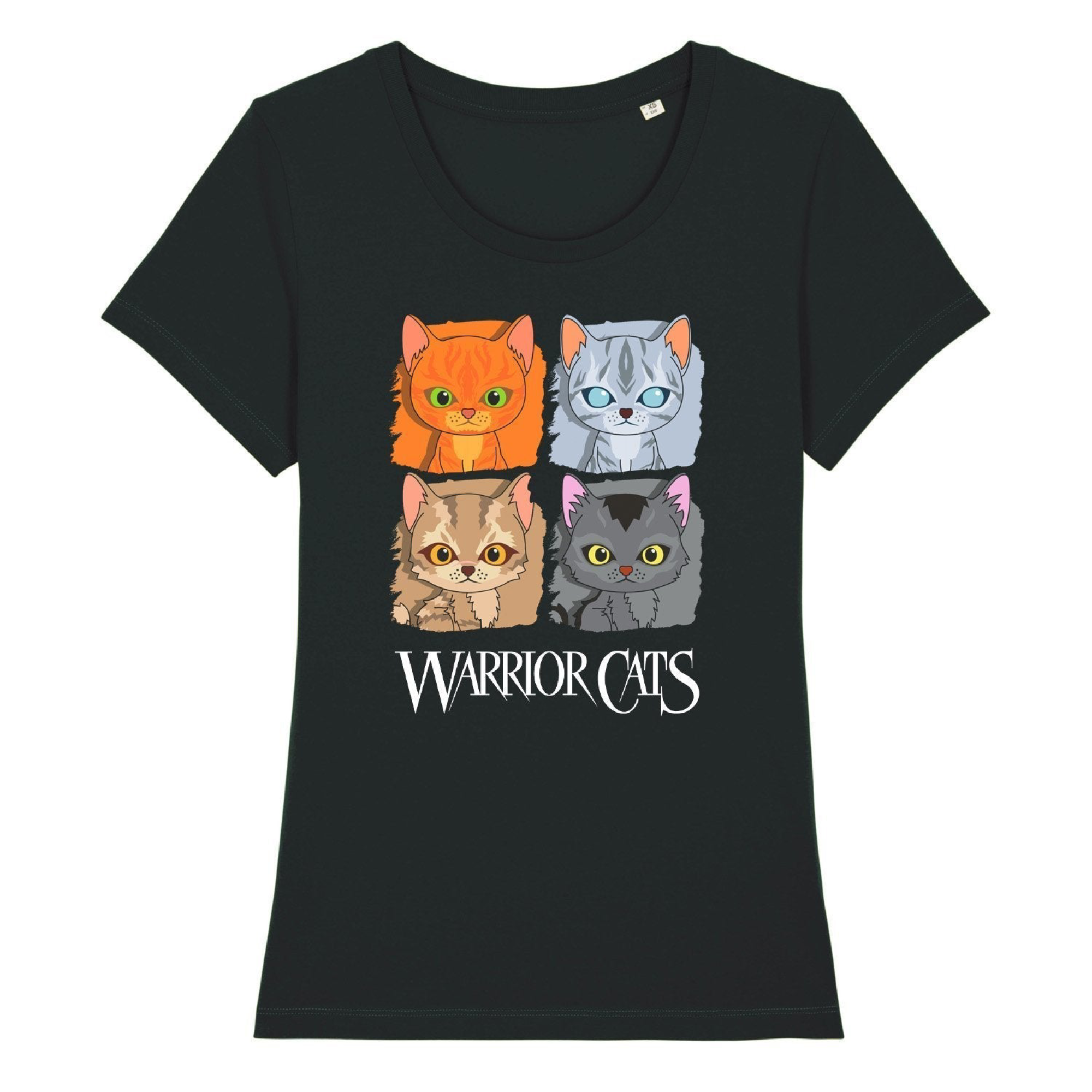 Warrior Cats - Quatre chats - T-shirt femme adulte
