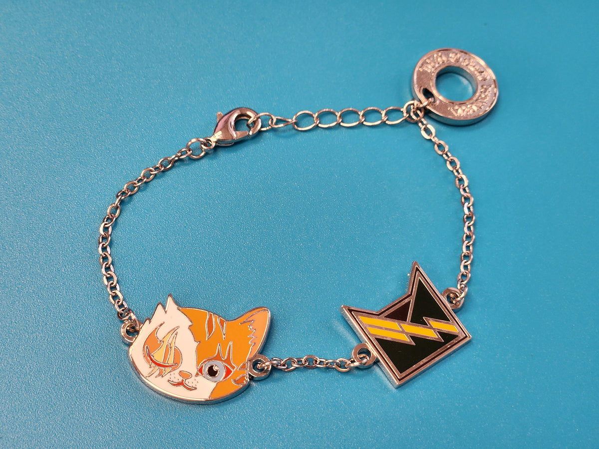 Juego de pulseras de Los gatos guerreros - Nimbo y Centella