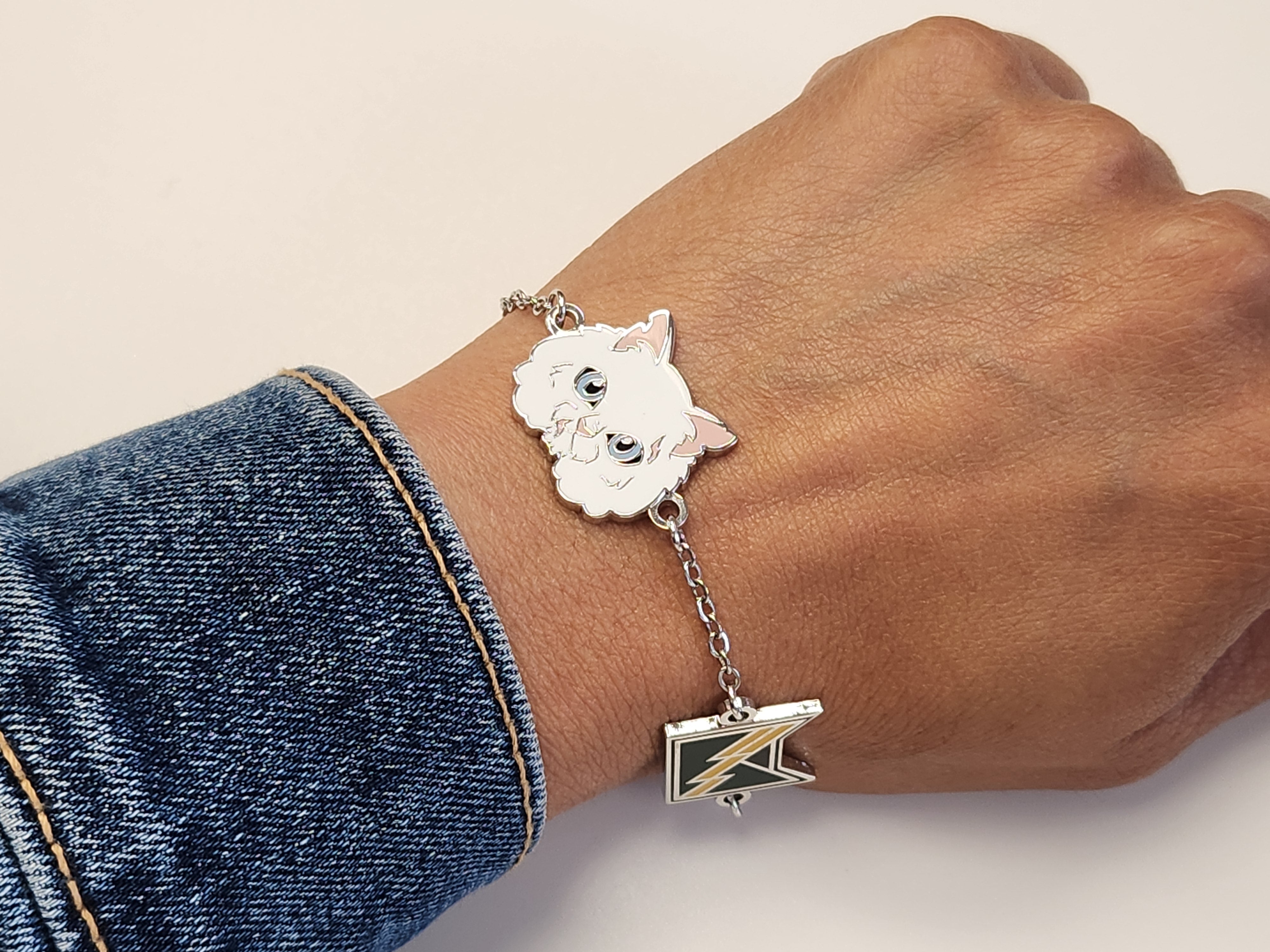 Juego de pulseras de Los gatos guerreros - Nimbo y Centella