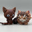 Briarlight y Purdy - Mini figuras coleccionables (Serie 7)