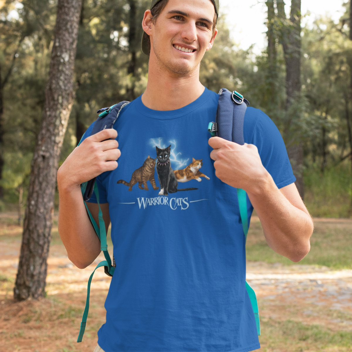 T-shirt unisexe pour adultes Warrior Cats Lightening – Fléau / Étoile du Tigre / Pelage Fauve