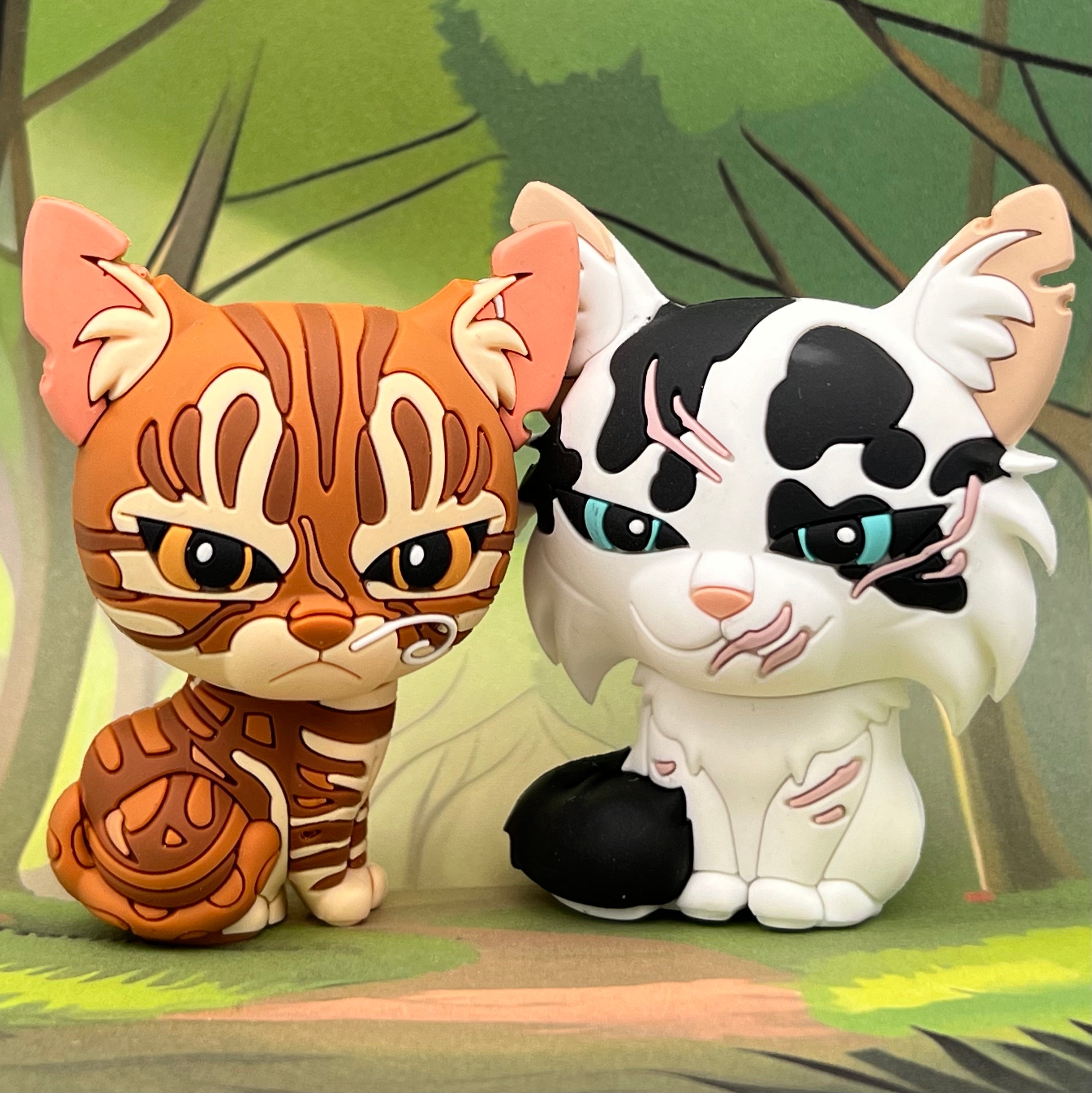 Onestar y Darktail - Mini figuras coleccionables (Serie 7)