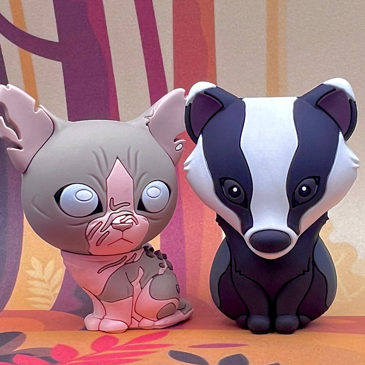 Rock y Midnight - Mini figuras coleccionables (Serie 8)
