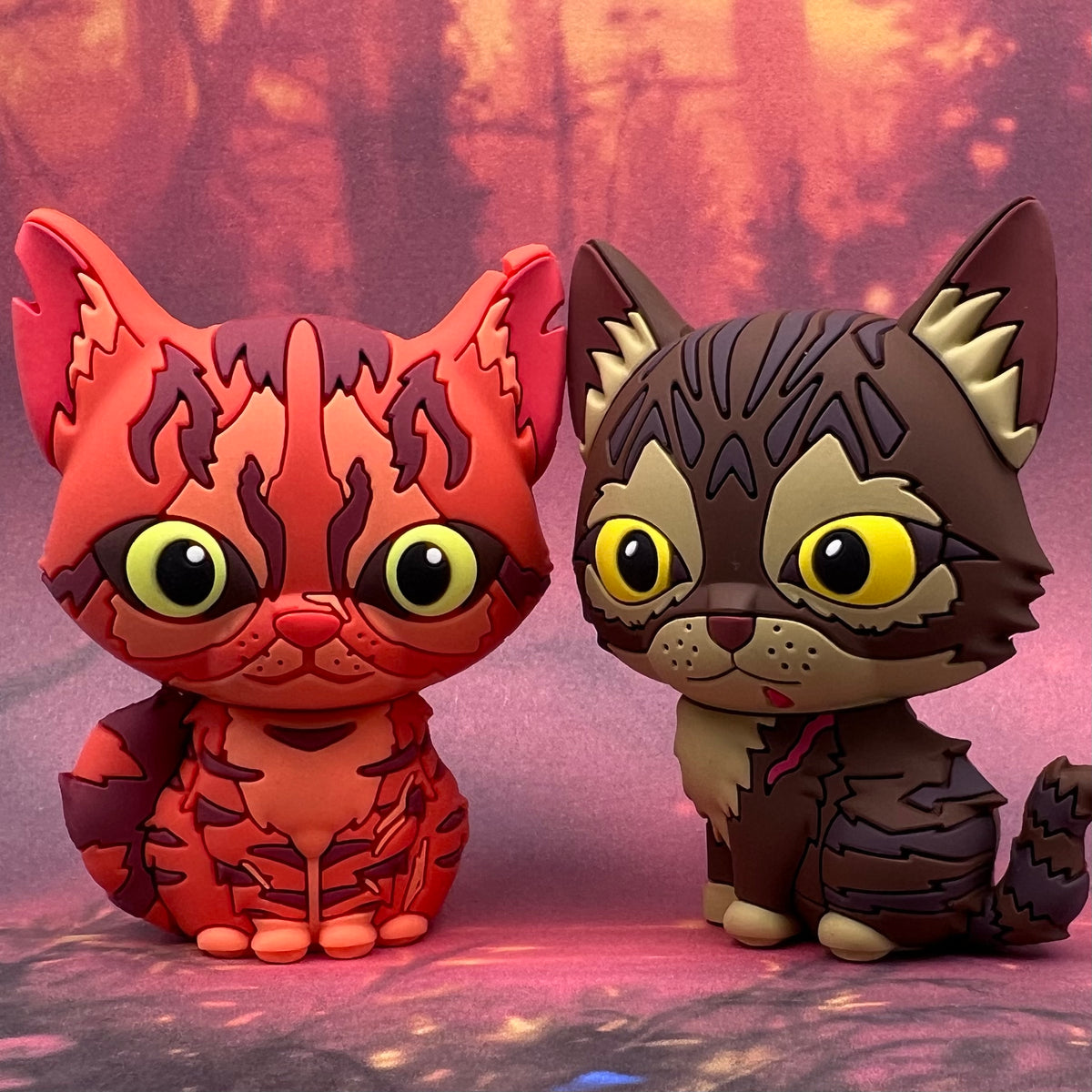 Brambleclaw y Squirrelflight - Mini figuras de colección (La NUEVA Profecía)