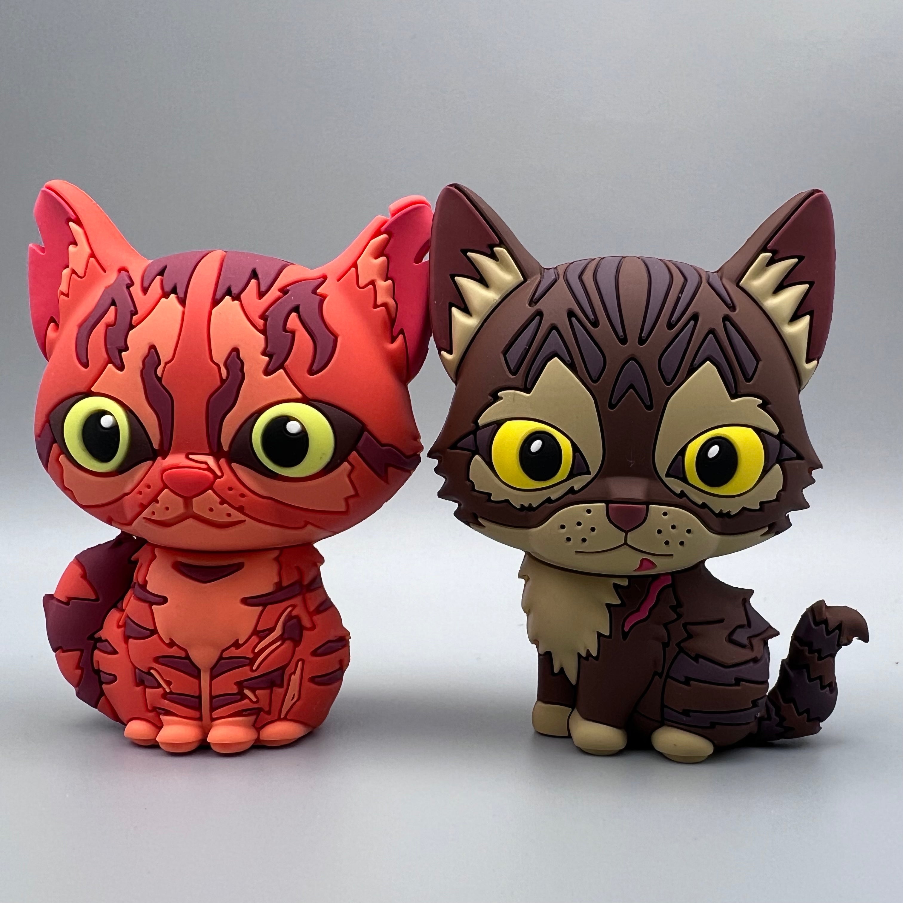 Brambleclaw y Squirrelflight - Mini figuras de colección (La NUEVA Profecía)