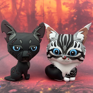 Crowfeather and Feathertail - Mini Collector Figures (The NEW Prophecy)