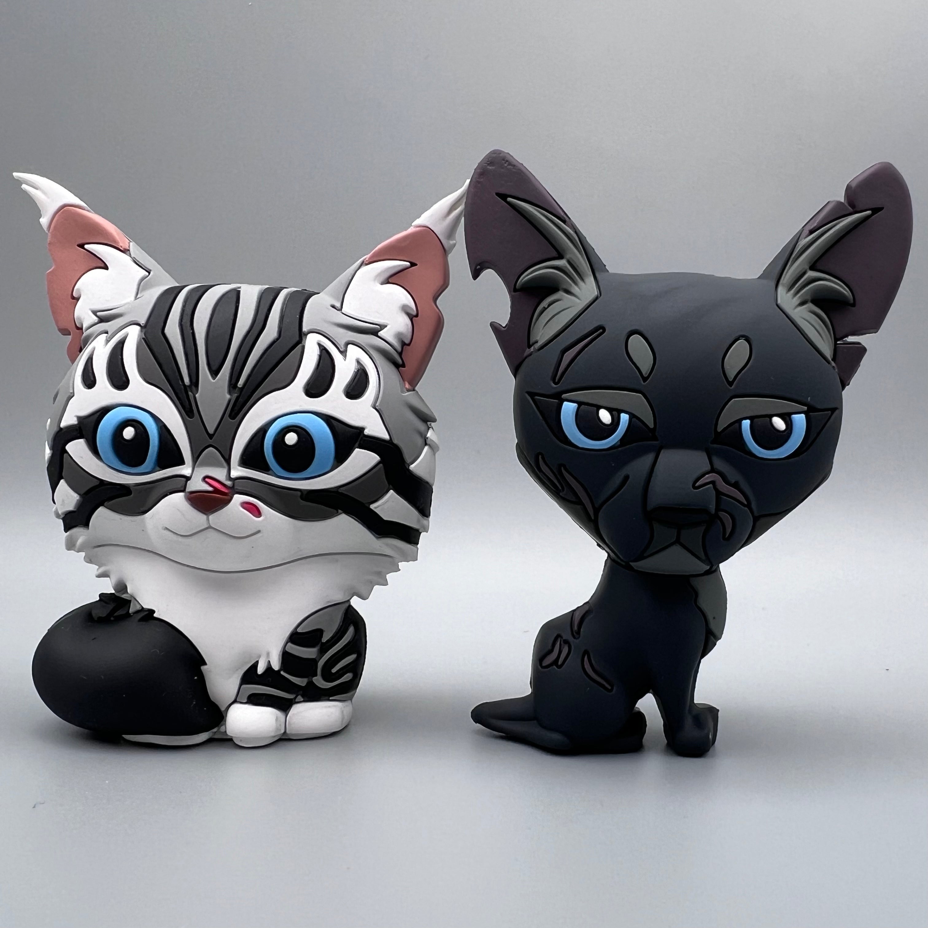 Plumavieja y Plumada - Mini figuras de colección (La Nueva Profecía)