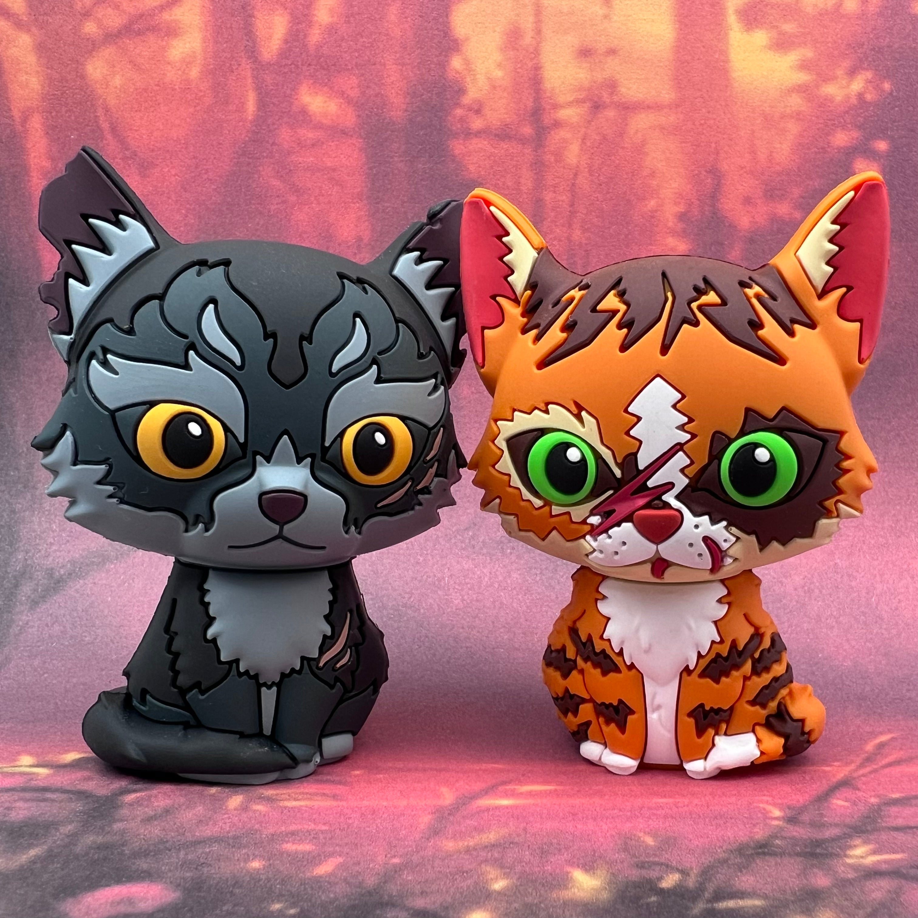 Stormfur y Tawnypelt - Mini figuras coleccionables (La nueva profecía)