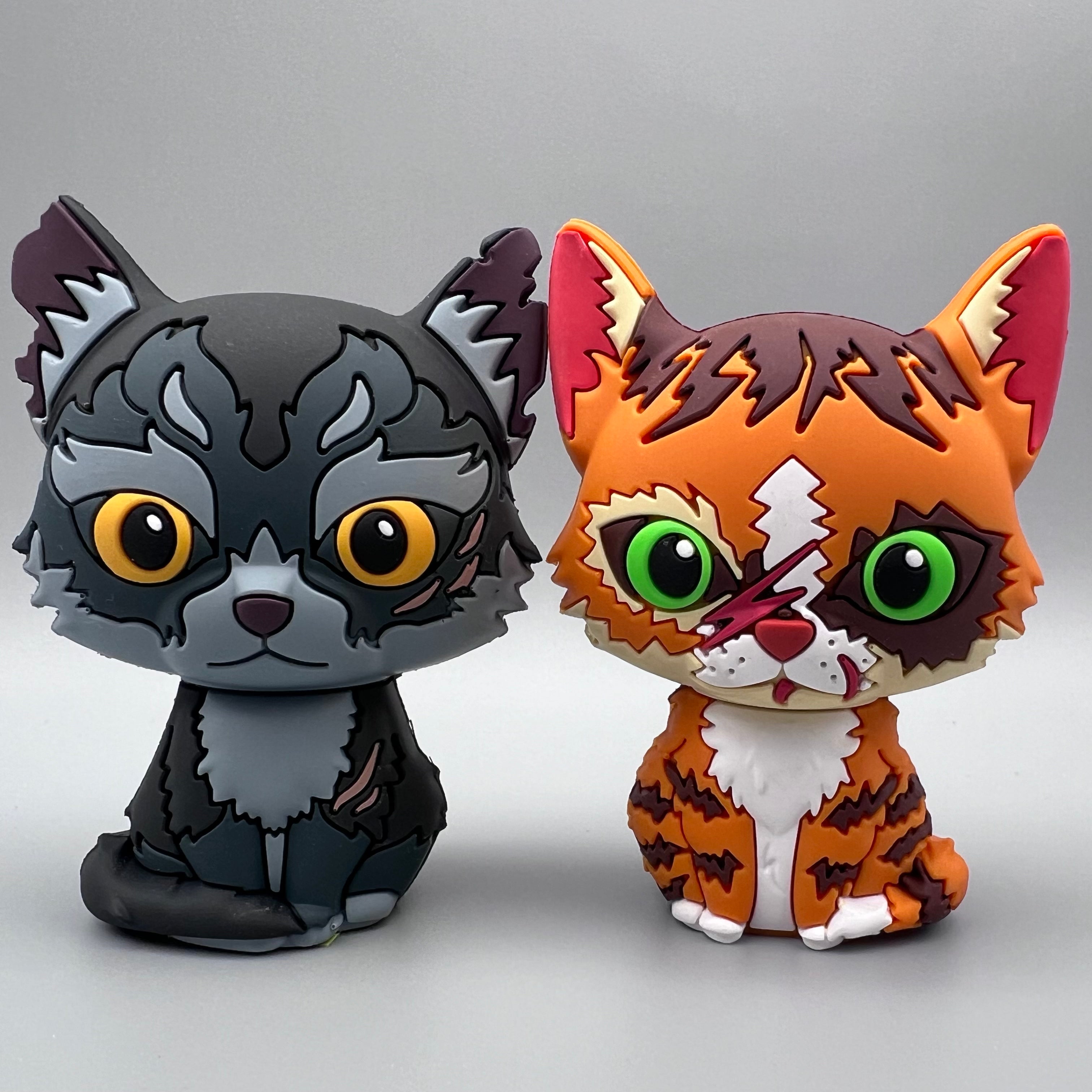 Stormfur y Tawnypelt - Mini figuras coleccionables (La nueva profecía)