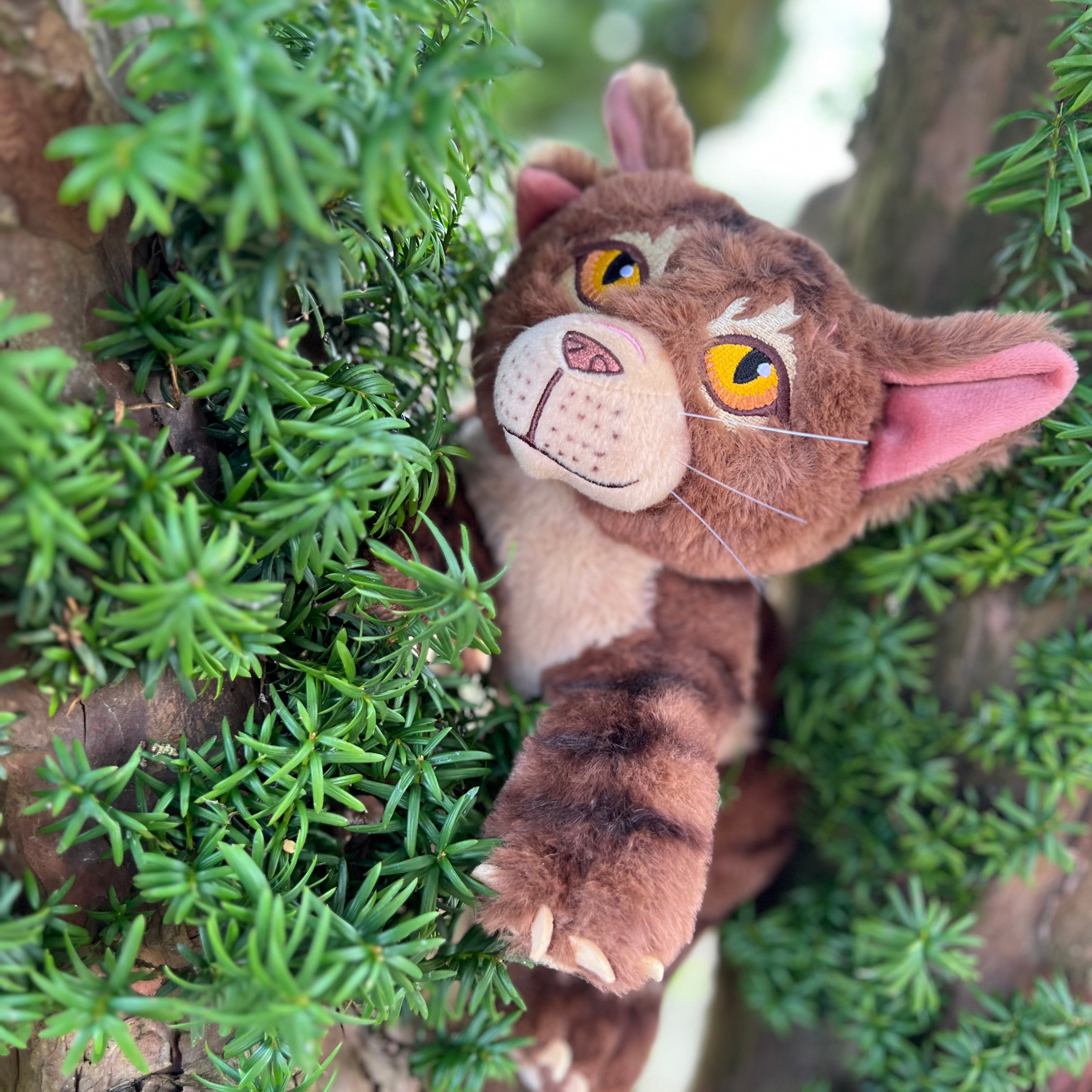 Peluche grande de gato Tigerstar