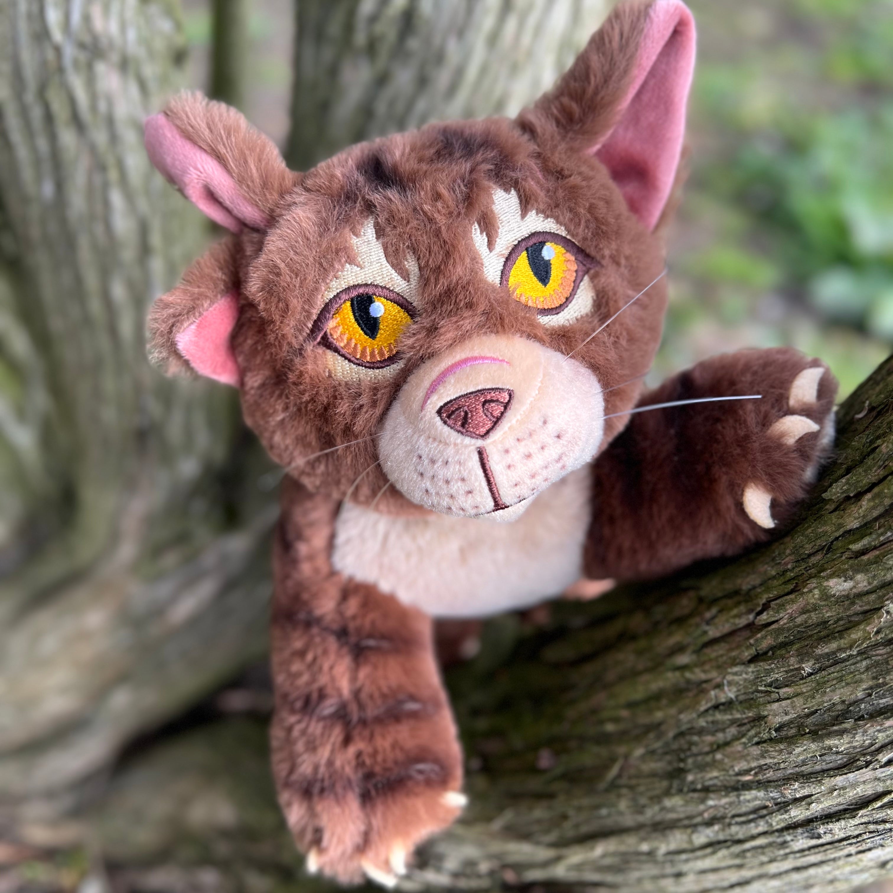 Peluche grande de gato Tigerstar