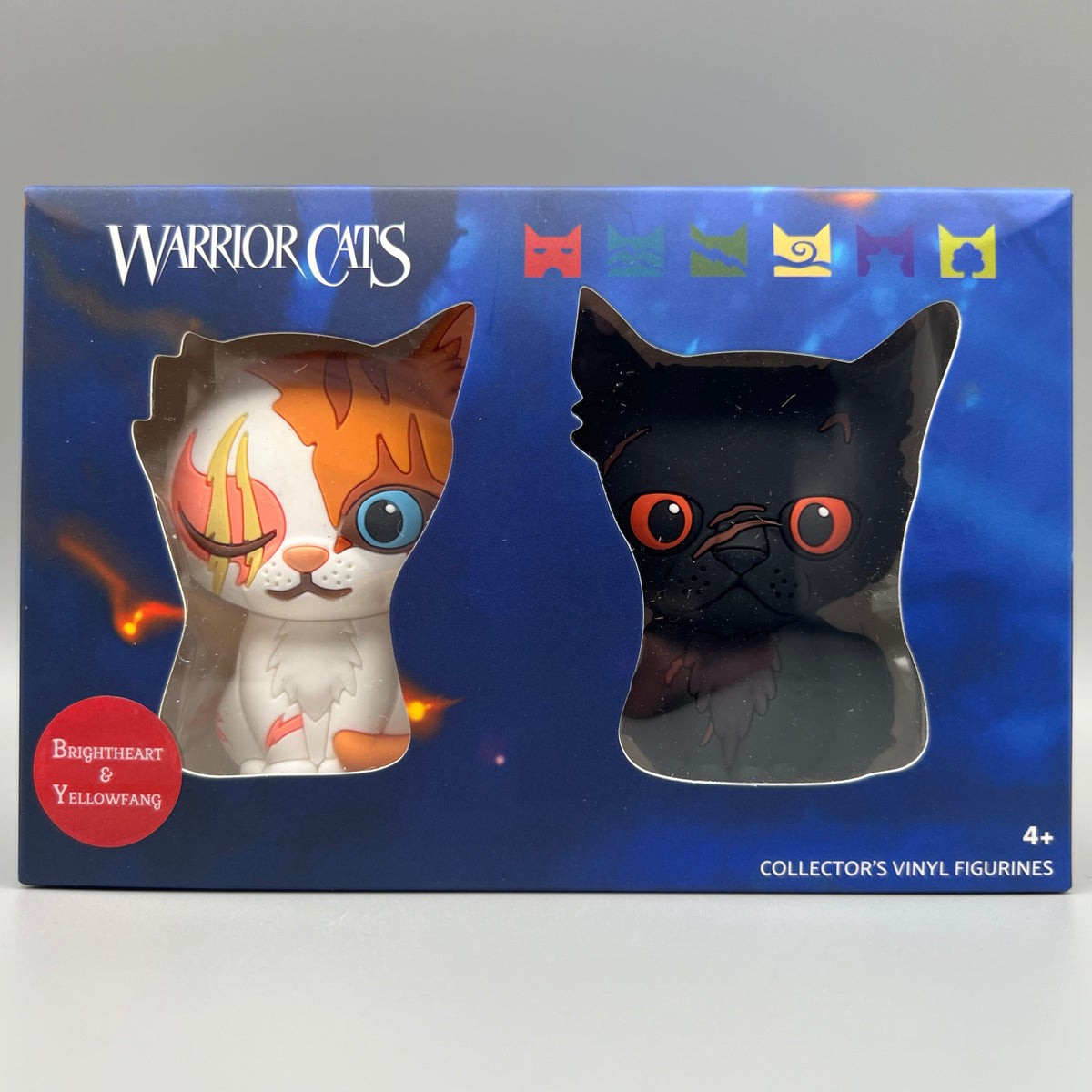 Brightheart y Fauces Amarillas - Minifiguras de colección (Los cuatro clanes)