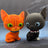 Firestar y Scourge - Minifiguras coleccionables (Los cuatro clanes)