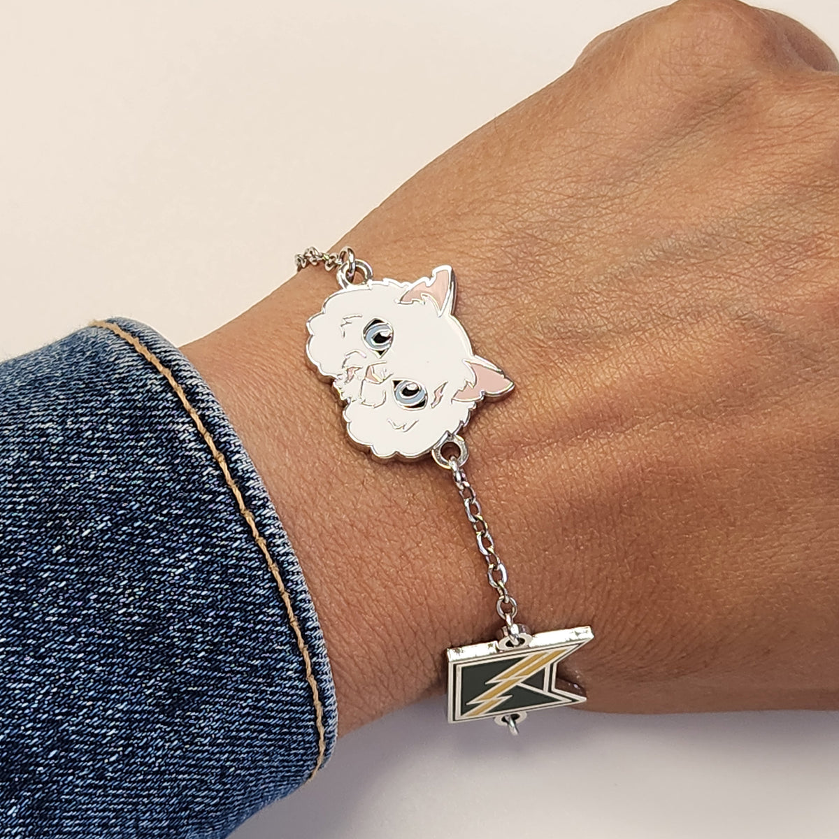 Warrior Cats Bracelet Set - Cloudtail & Brightheart