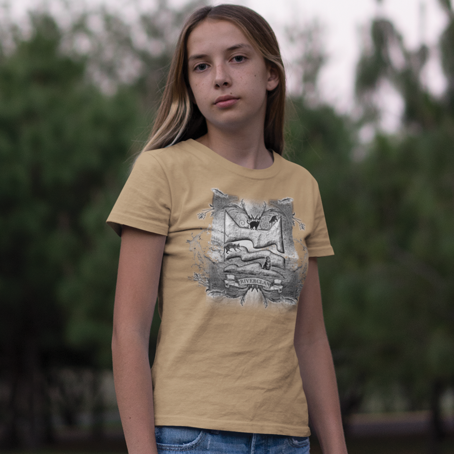 RiverClan Etched Design Adult Unisex T-Shirt