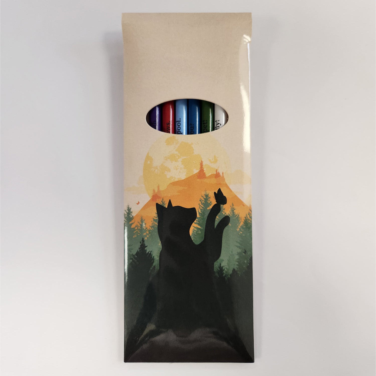 Lot de 6 crayons HB La Guerre des Clans