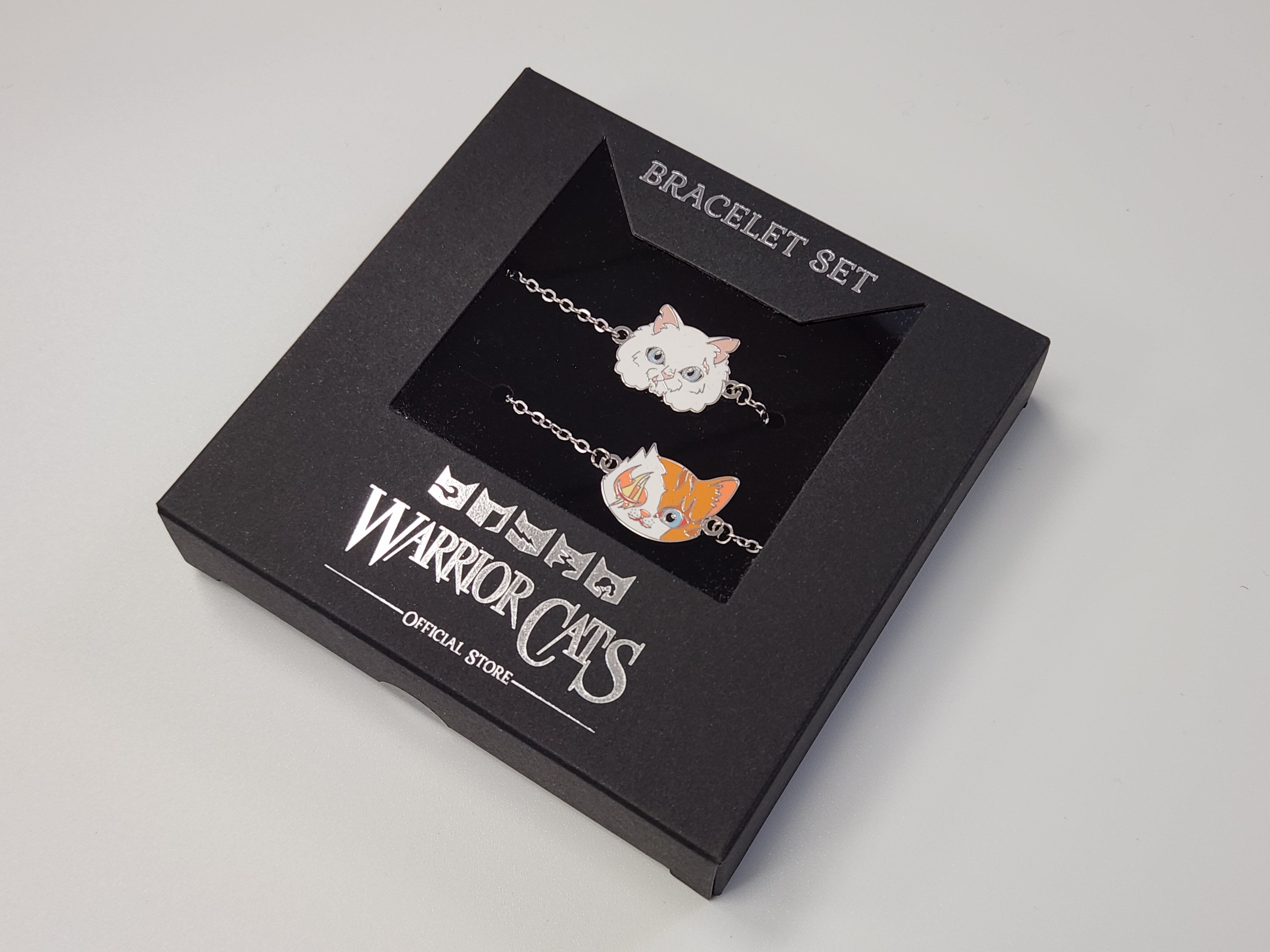 Juego de pulseras de Los gatos guerreros - Nimbo y Centella