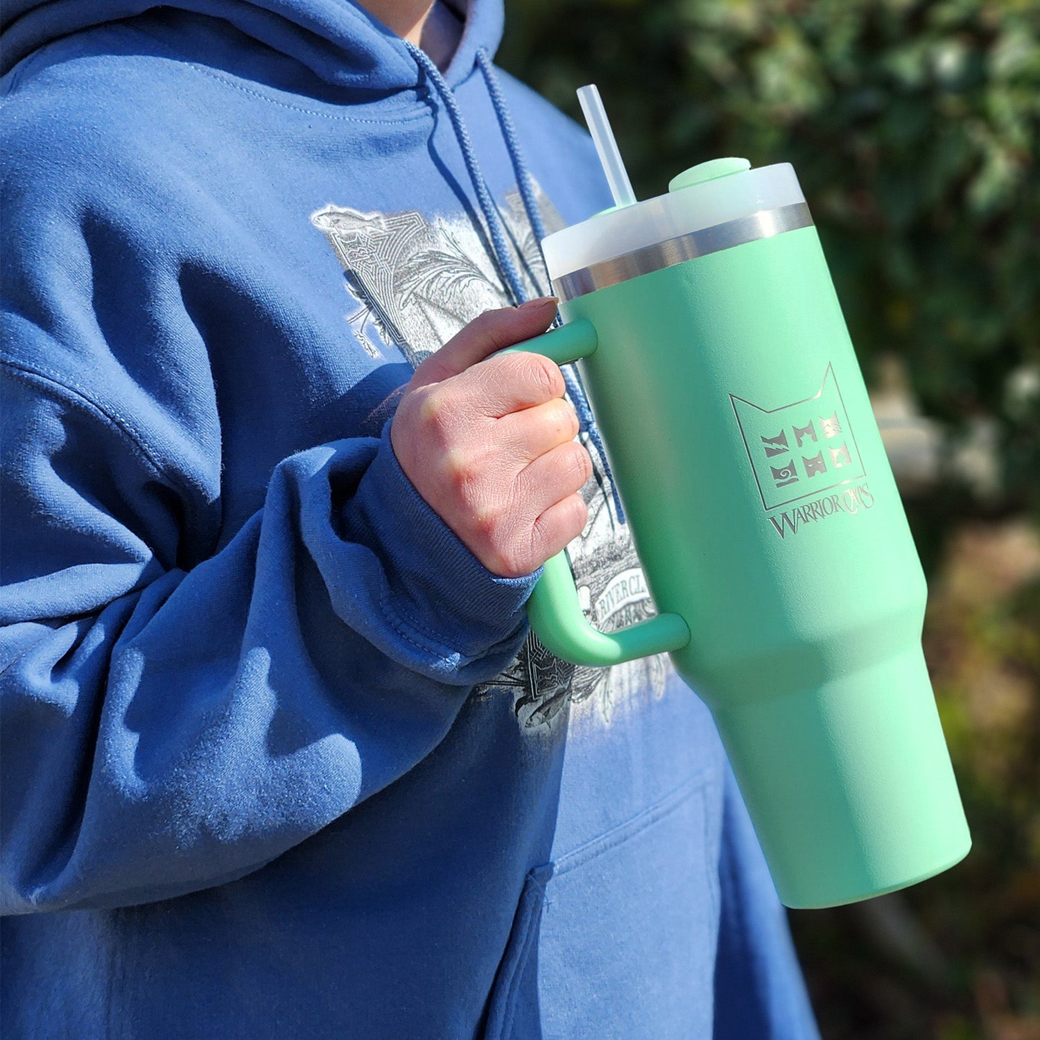 Warrior Cats Giant Travel Mug with Straw