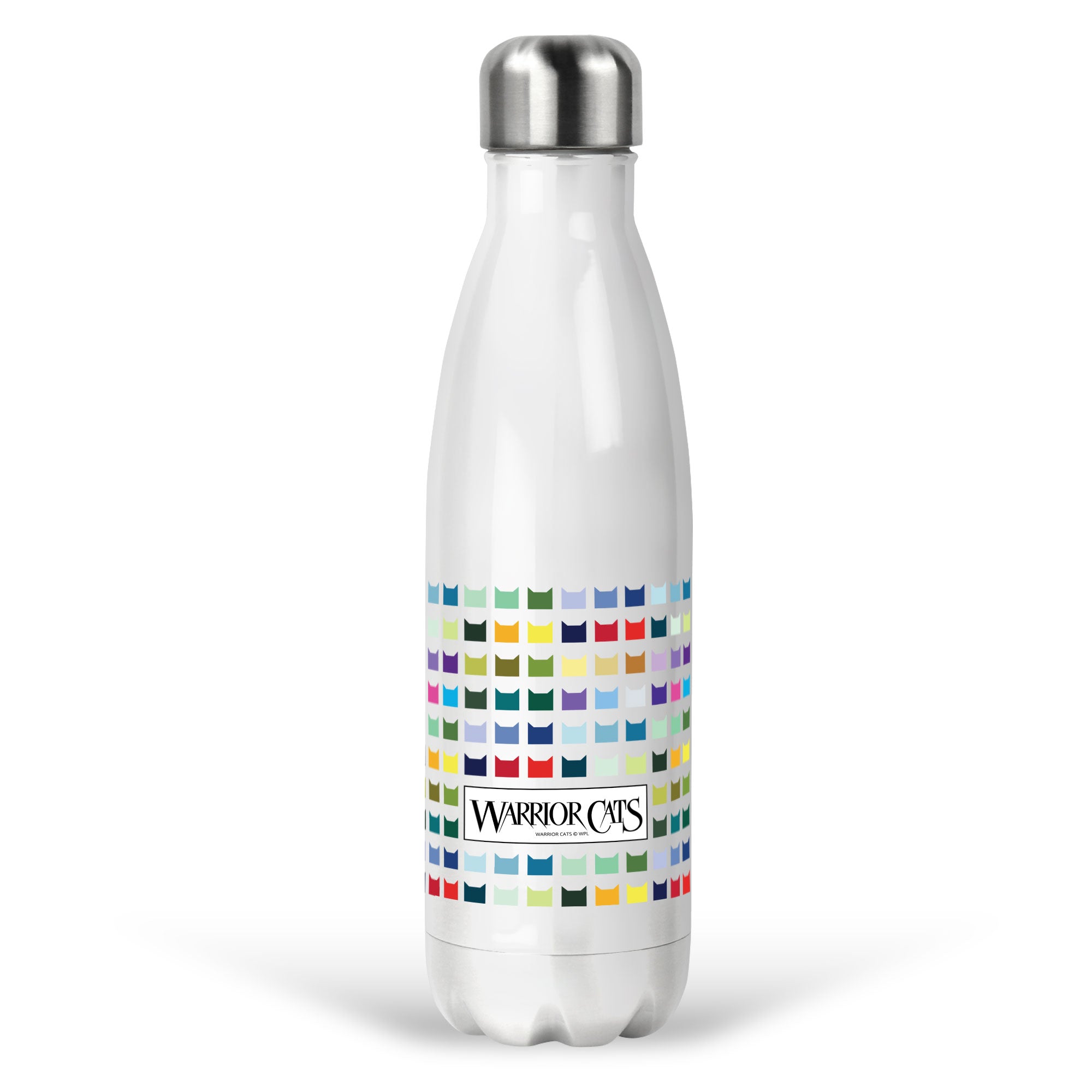 Botella de agua con icono de Warrior Cats