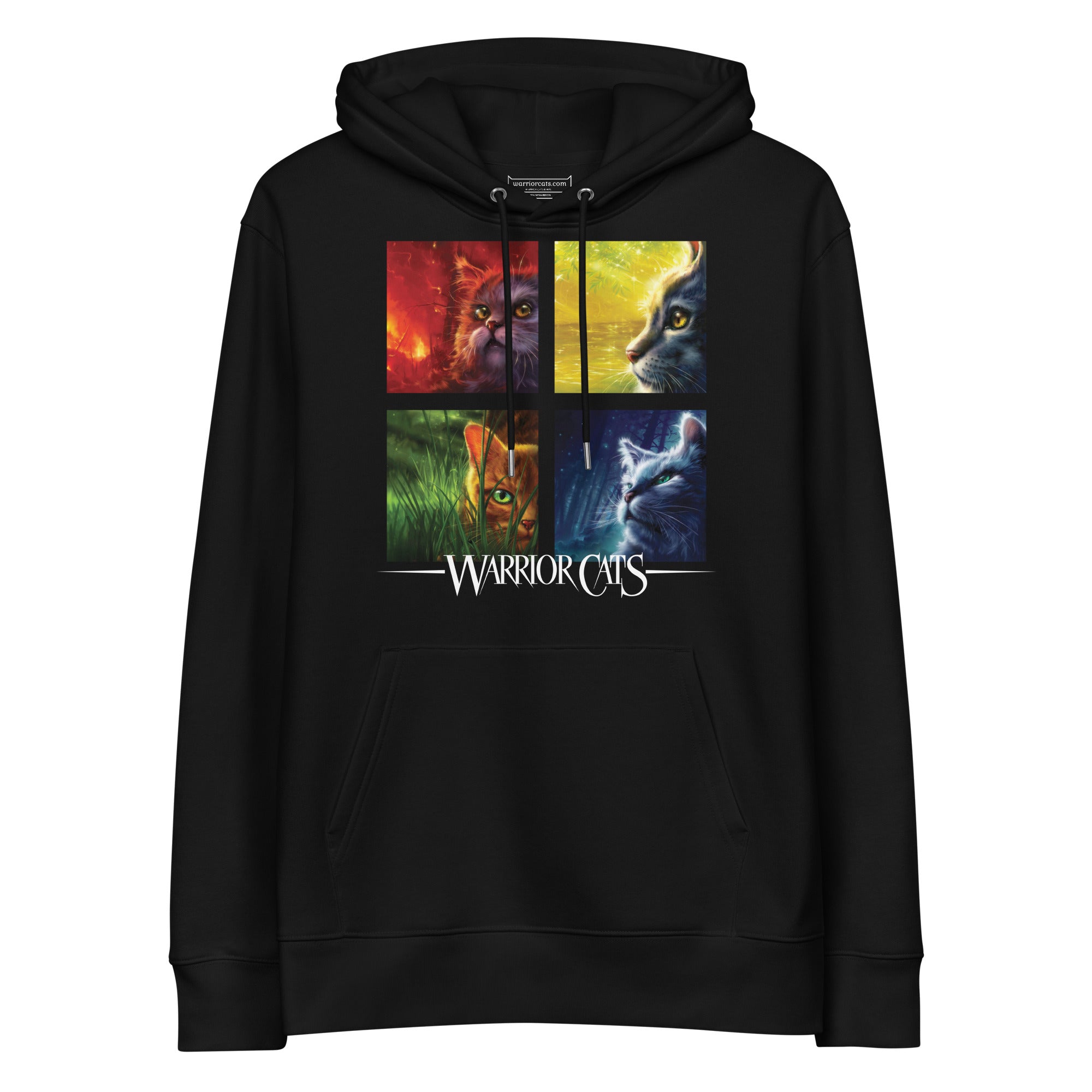 Warrior Cats - Diseño de portada de libro - Sudadera ecológica unisex para adultos