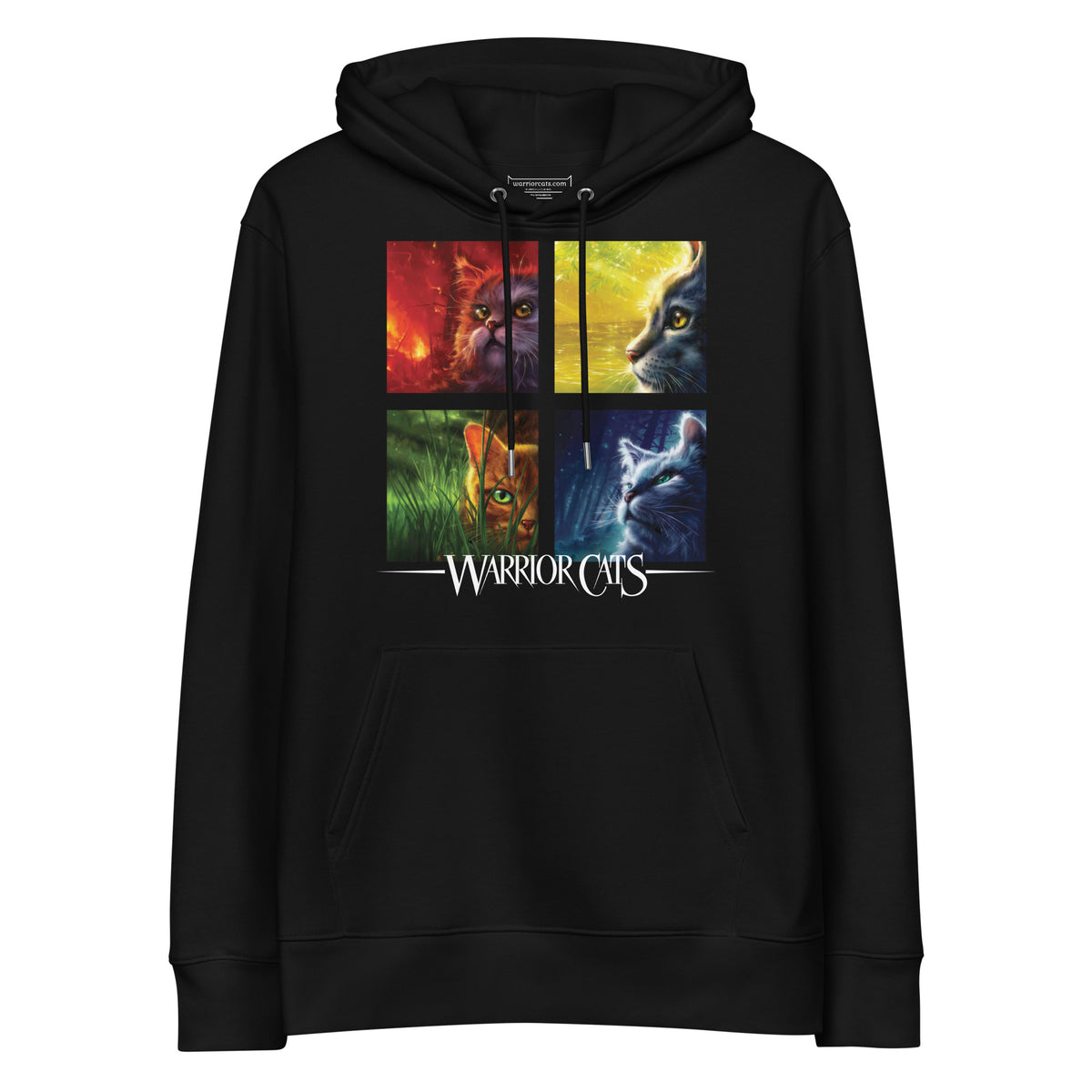 Warrior Cats - Diseño de portada de libro - Sudadera ecológica unisex para adultos