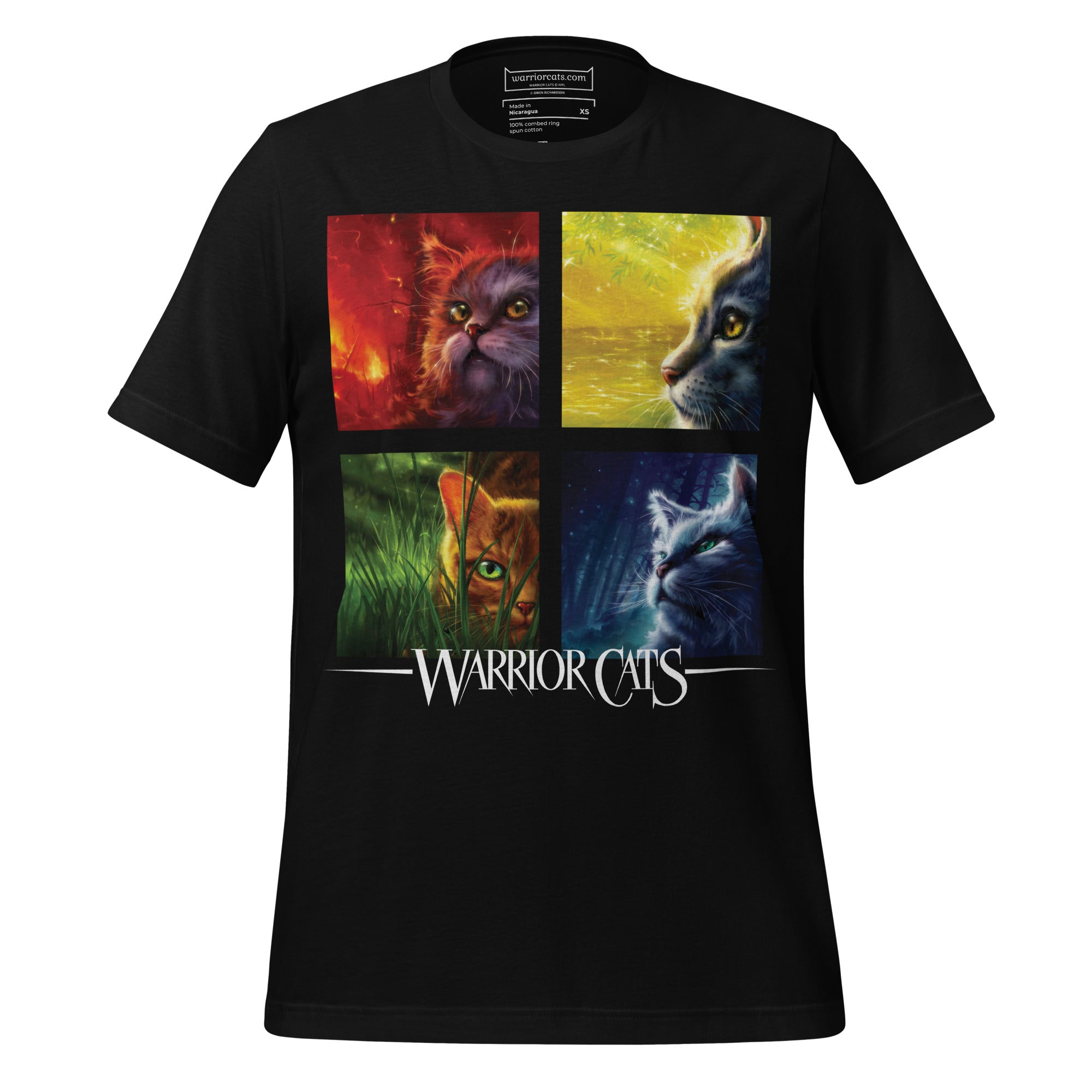 Warrior Cats - Book Cover Design - Adult Unisex T-Shirt