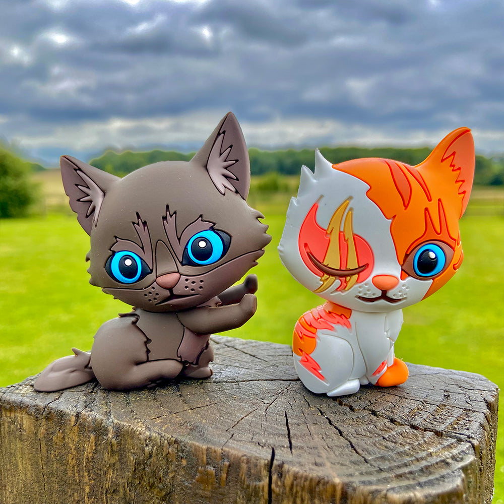 Cinderpelt y Brightheart – Minifiguras coleccionables (Serie 2)