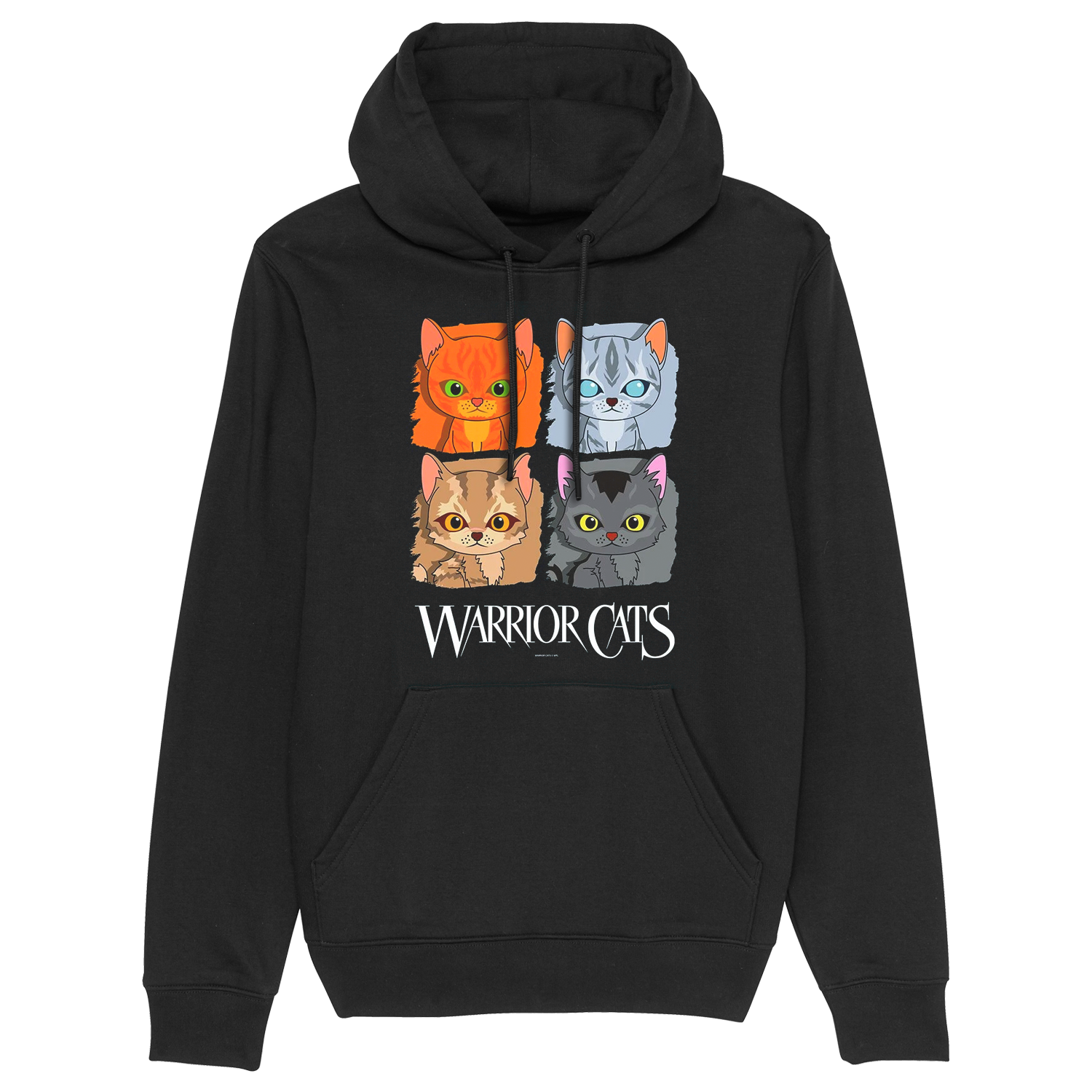 Warrior Cats - Cuatro gatos - Sudadera con capucha unisex para adultos