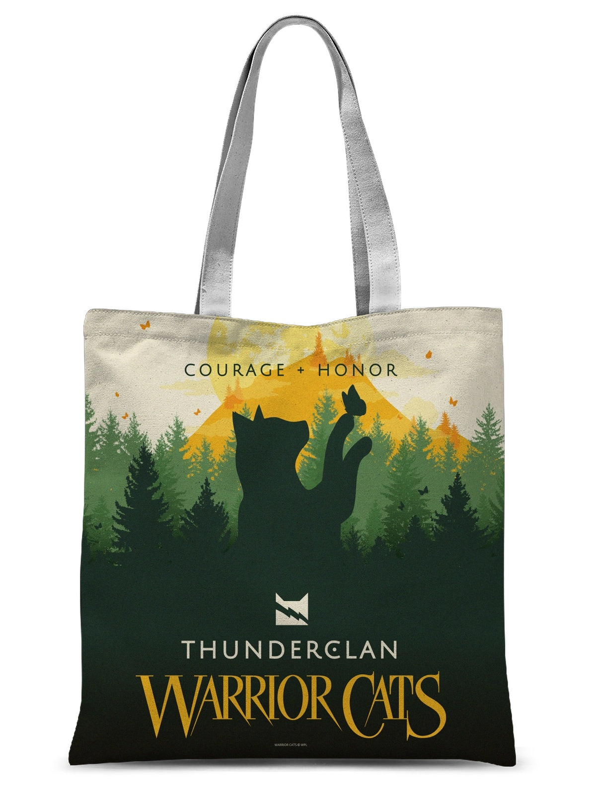 Bolsa de tela con póster épico del Clan del Trueno