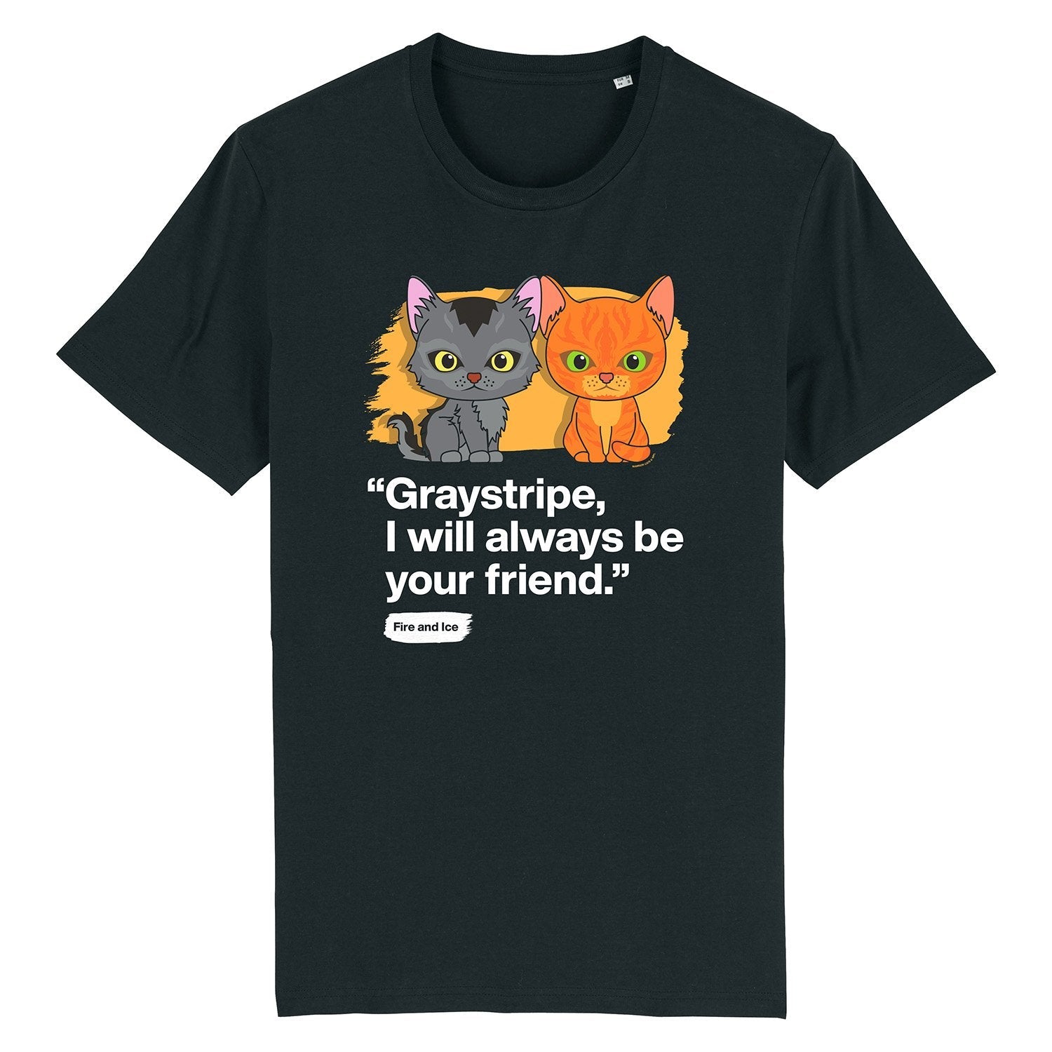 Siempre seré tu amigo - Graystripe y Firestar - Camiseta juvenil unisex