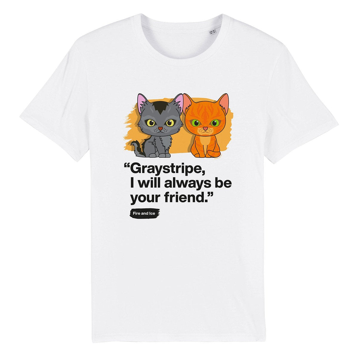 Siempre seré tu amigo - Graystripe y Firestar - Camiseta unisex para adultos