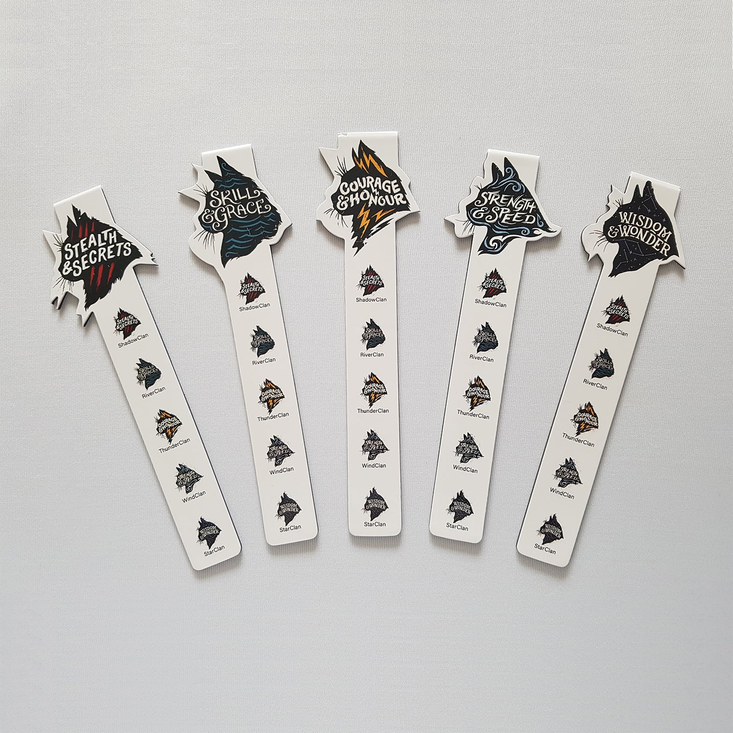 Creed Clan Heads Magnetic Bookmark Set