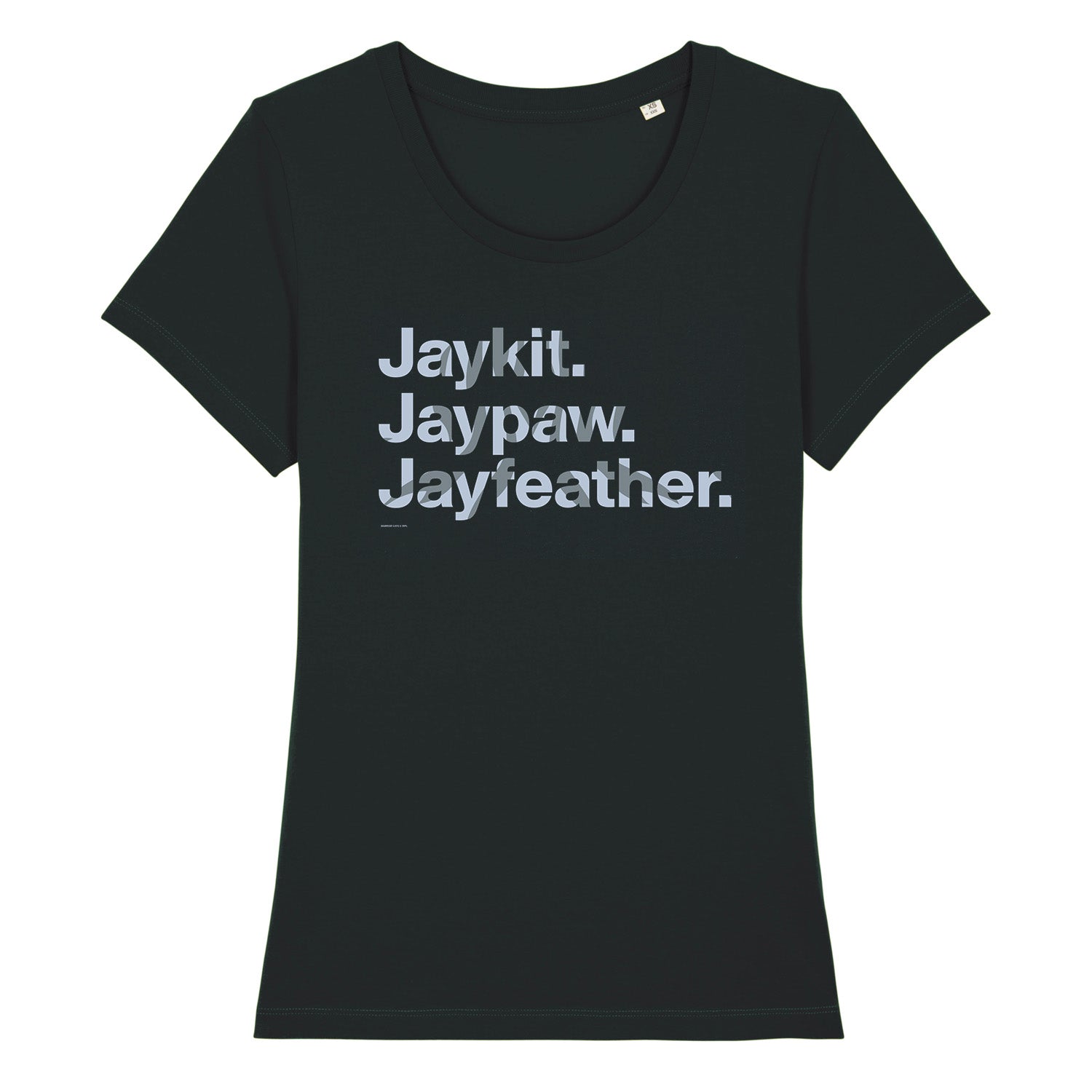 Nombres de personajes - Jayfeather - Camiseta de mujer adulta
