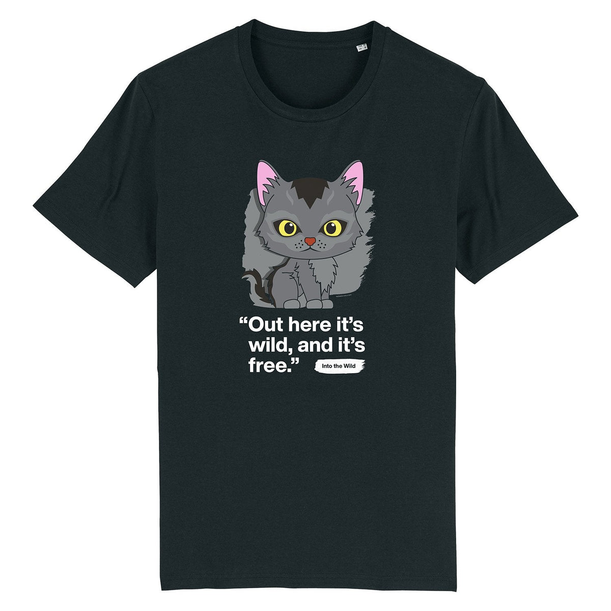 Aquí fuera es salvaje - Nimbo Blanco - Camiseta juvenil unisex