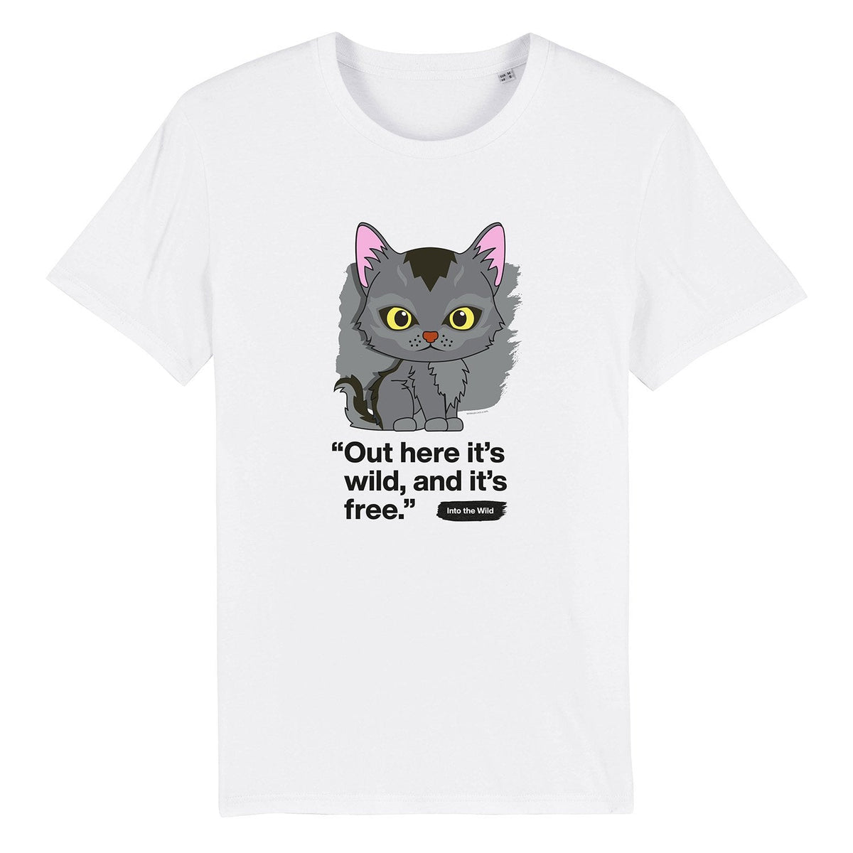 Aquí fuera es salvaje - Nimbo Blanco - Camiseta juvenil unisex