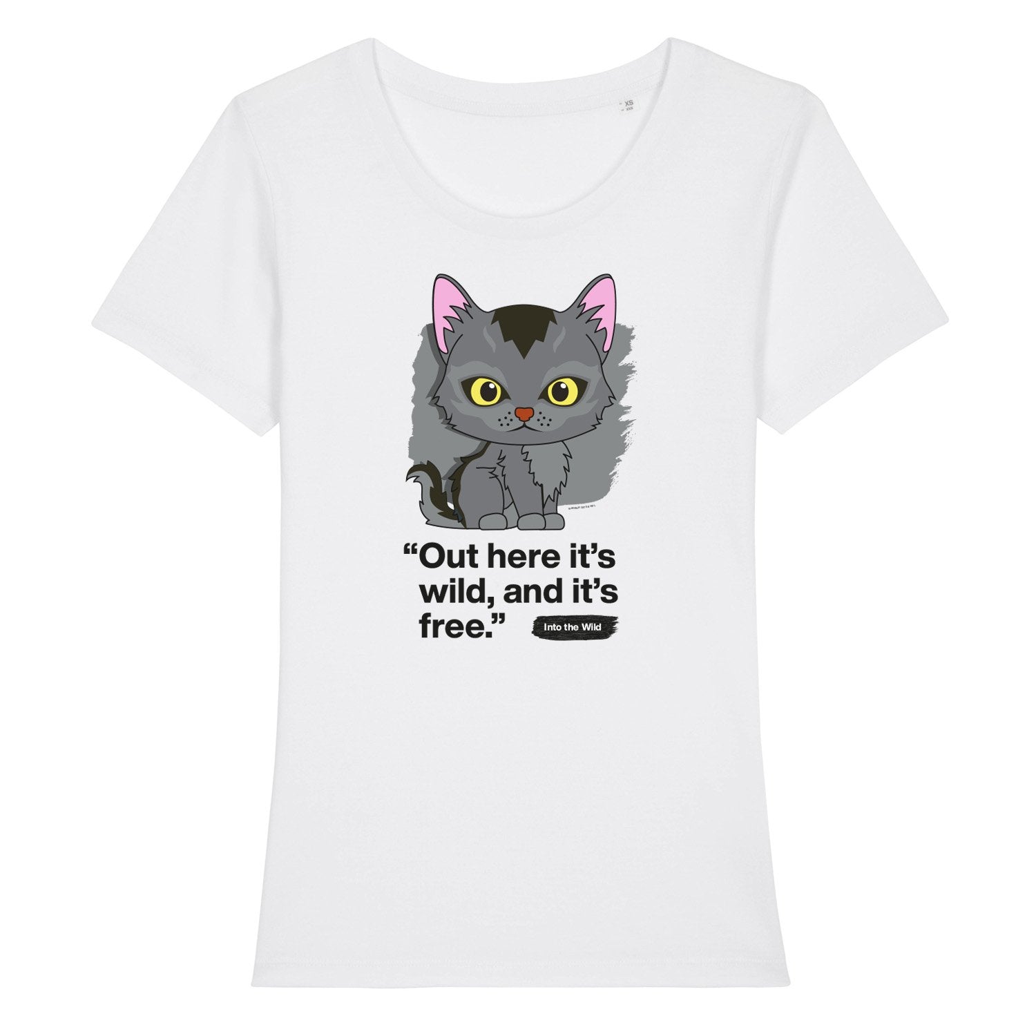 Out here it's wild - Graystripe - Adult Ladies T-Shirt