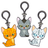 Paquete de 3 etiquetas para mochila: Firestar, Graystripe y Jayfeather