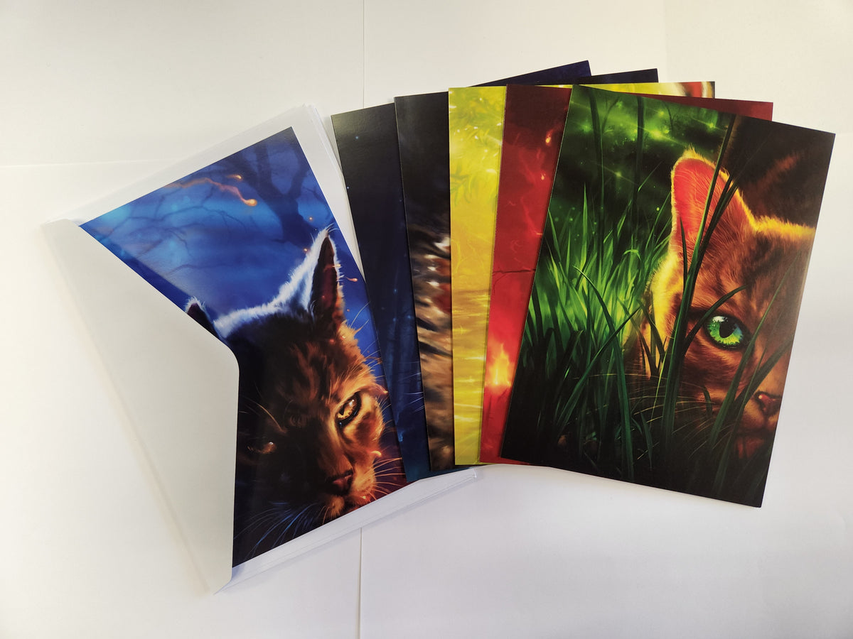 Set de cartas de la serie 1 de Los gatos guerreros