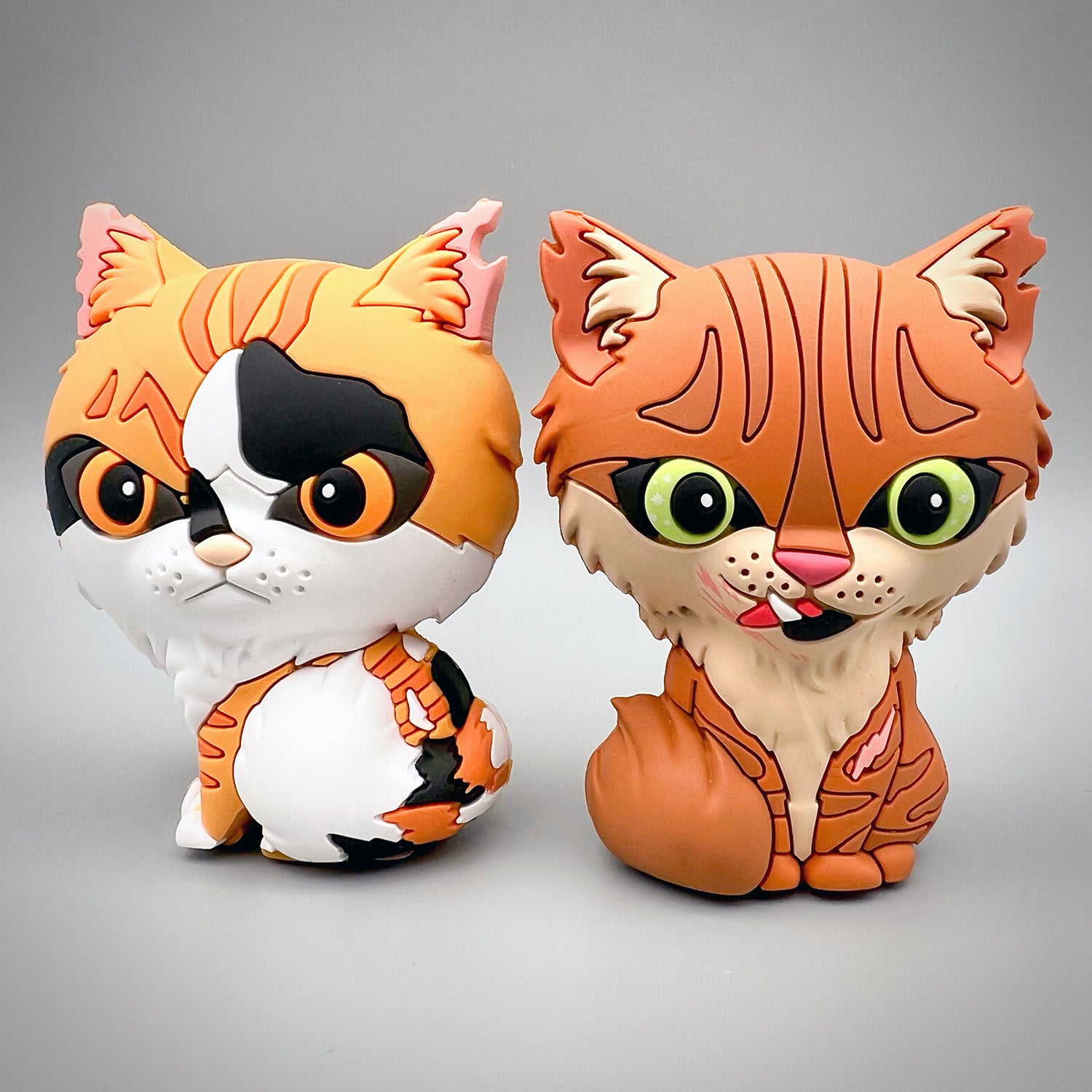 Figuras coleccionables en miniatura de Crookedstar y Mapleshade (Serie 4)