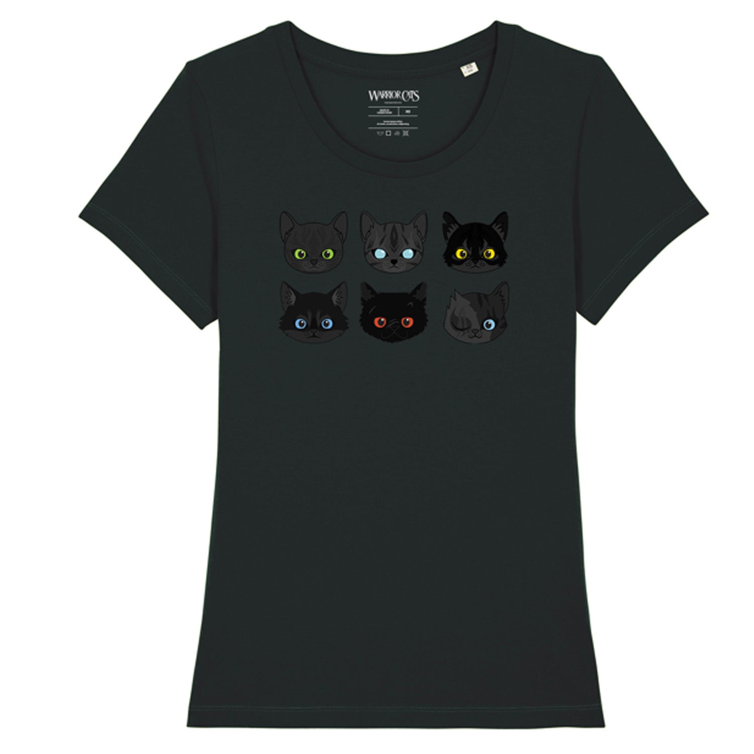 Camiseta para mujer adulta: ojos de los mini Warriors Cats