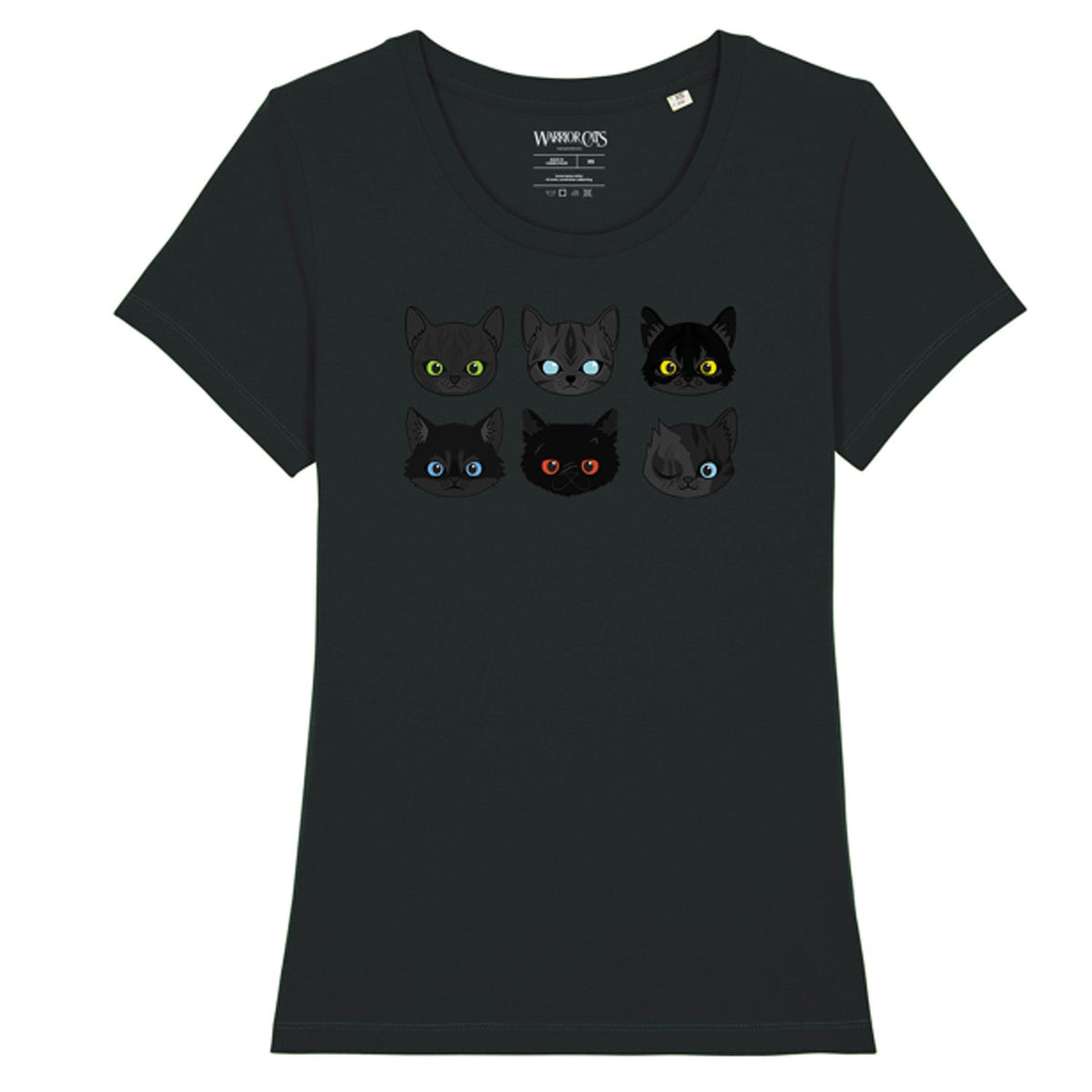 Camiseta para mujer adulta: ojos de los mini Warriors Cats
