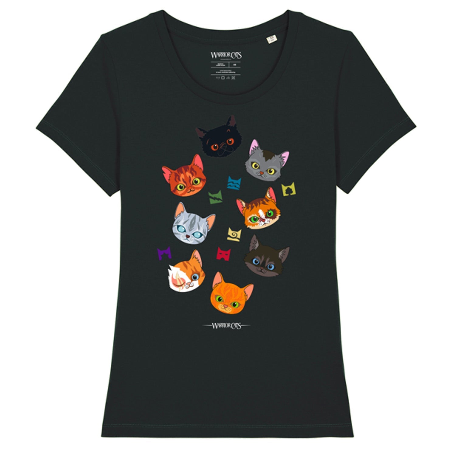 Warrior Cats Minis Scatter - Adult Ladies T-Shirt