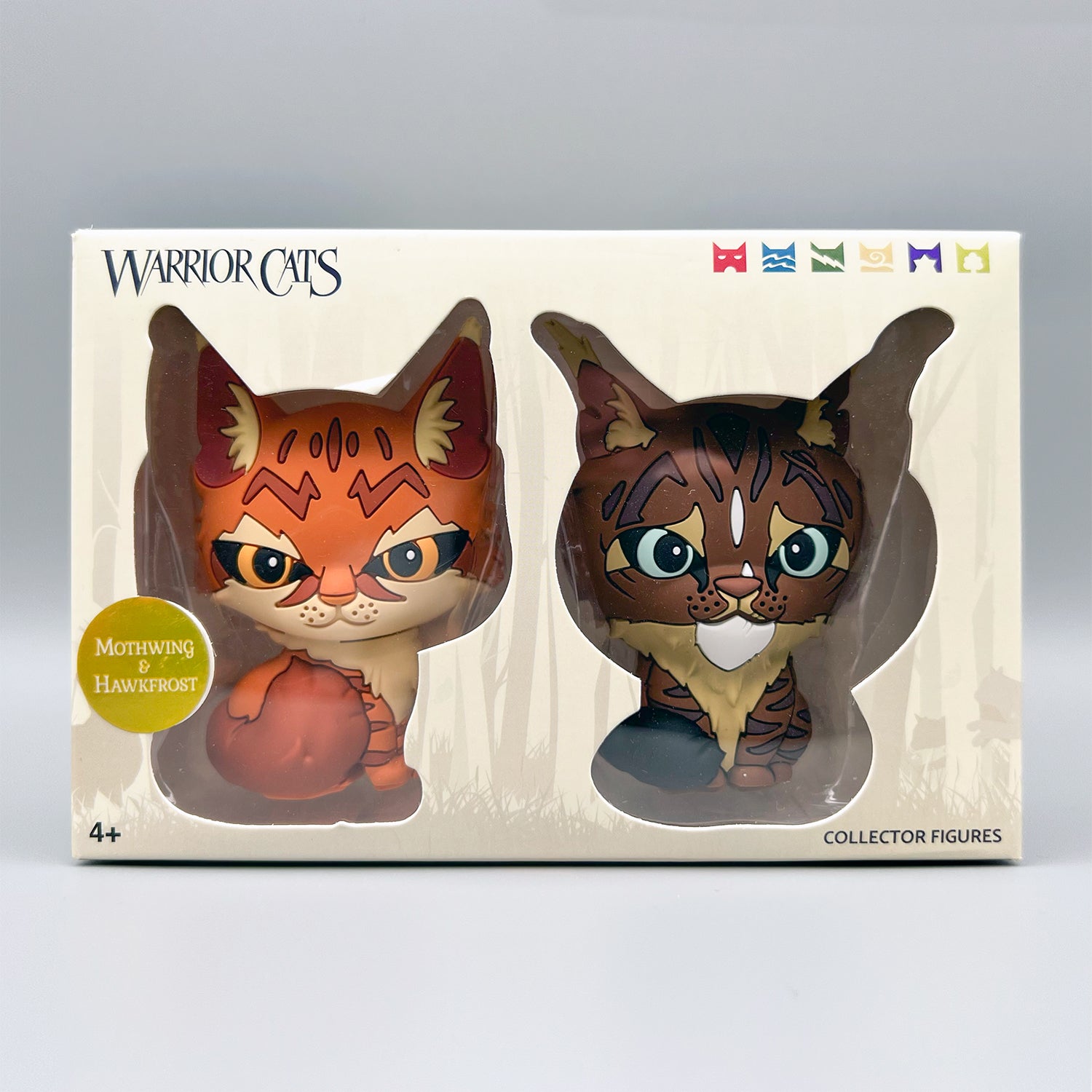 Mini figuras coleccionables de Mothwing y Hawkfrost (Serie 4)