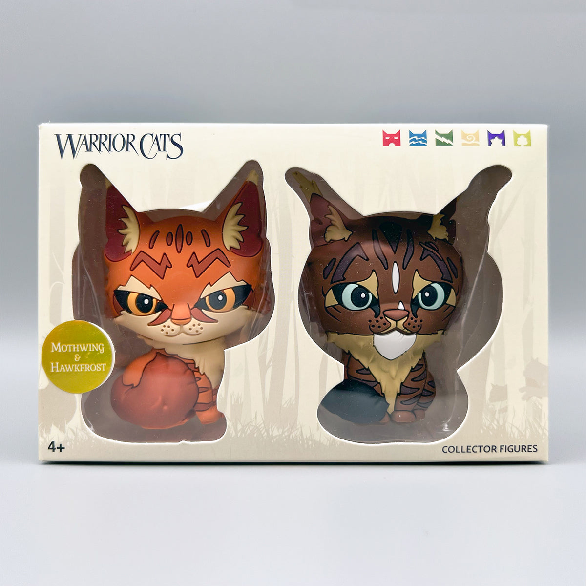 Mini figuras coleccionables de Mothwing y Hawkfrost (Serie 4)