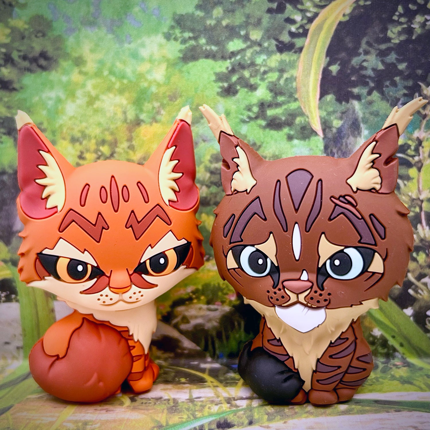 Mini figuras coleccionables de Mothwing y Hawkfrost (Serie 4)